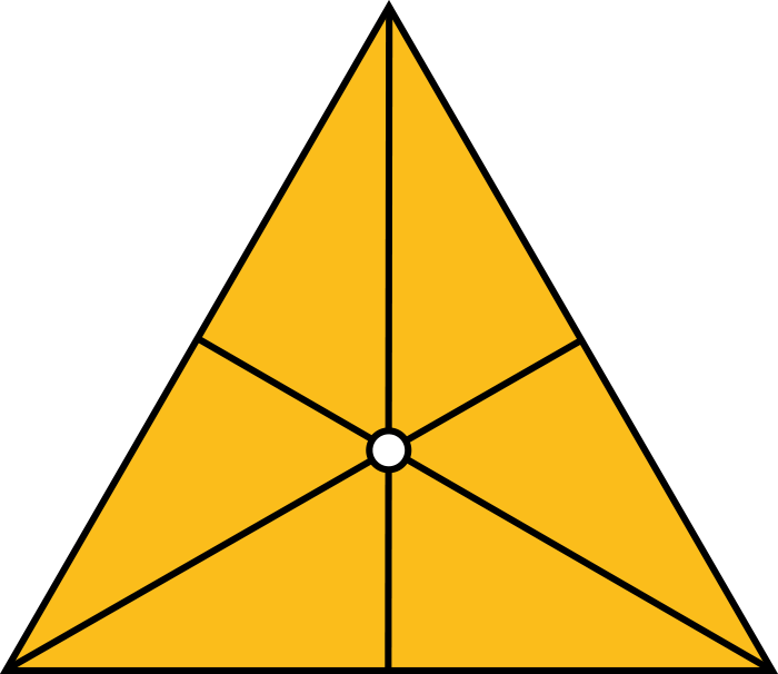 SCHATTELLO Dreieckschirm