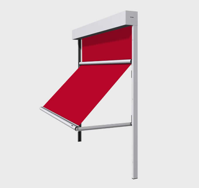 Rollläden mit sichtbarem Rollladenkasten